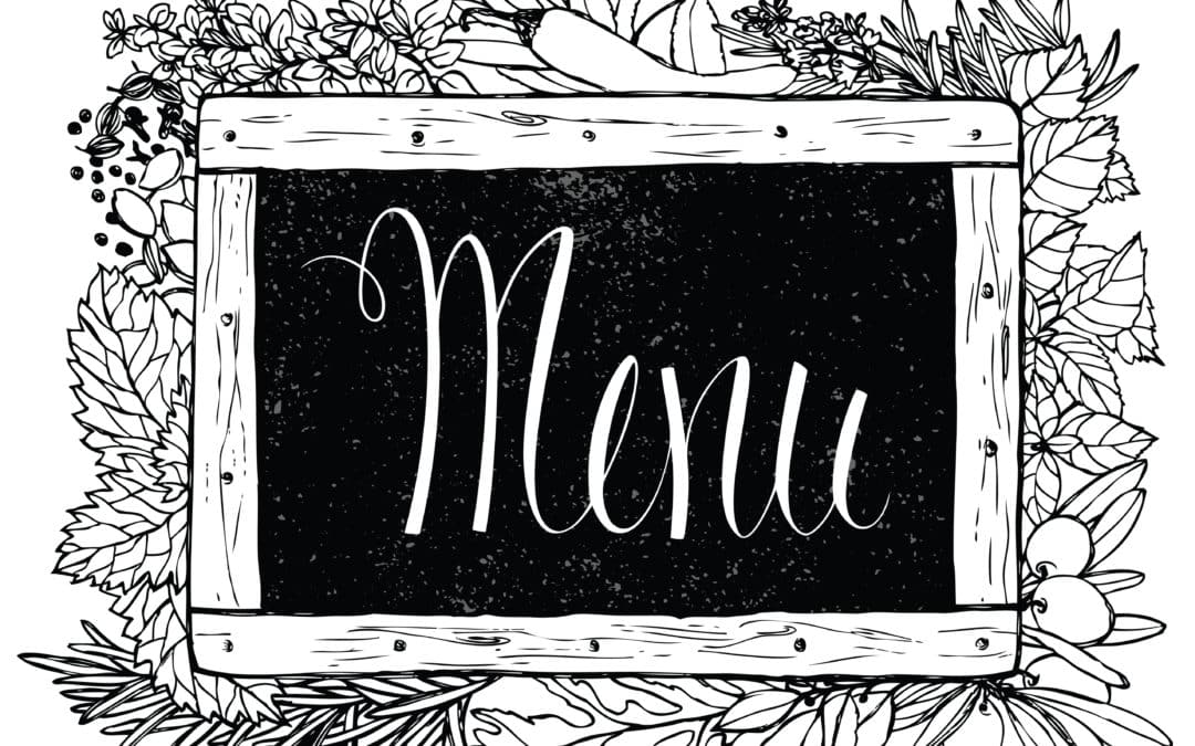 Menu Juin 2025