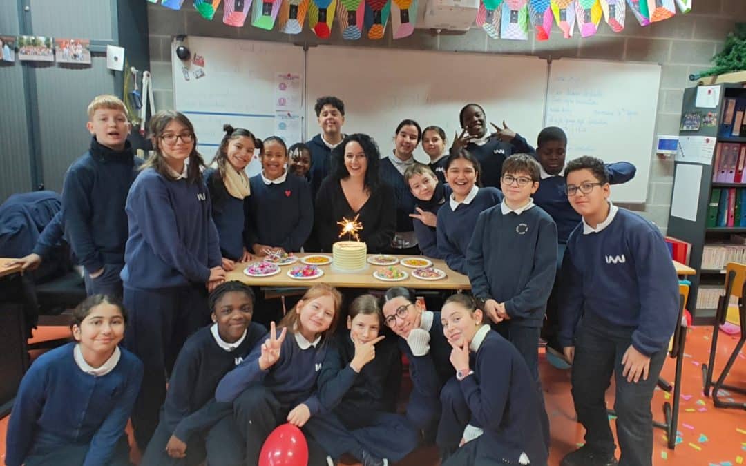 Surprise ! Joyeux anniversaire Mme Rojane